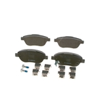 Bosch Brake Pad Set With Anti Squeak Plate (986494157)