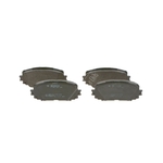 Bosch Brake Pad Set BP1106 With Anti Squeak Plate (986494196)