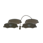 Bosch Brake Pad Set BP1418 With Anti Squeak Plate (986494499)