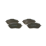 Bosch Brake Pad Set BP1671 With Anti Squeak Plate (986494676)
