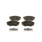 Bosch Brake Pad Set BP1687 With Anti Squeak Plate (986494692)