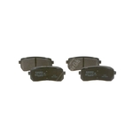 Bosch Brake Pad Set BP2002 With Anti Squeak Plate (986494828)