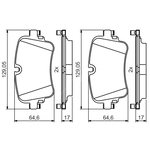 Bosch Brake Pad Set BP2058 (986495426)