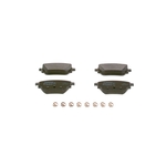 Bosch Brake Pad Set BP2518 With Spring & Anti Squeak Plate (986424889) Fits: Mercedes-Benz