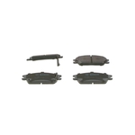 Bosch Brake Pad Set BP578 With Anti Squeak Plate (986461127)