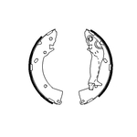 Bosch Brake Shoe BS917 (986487697)