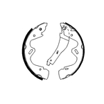 Bosch Brake Shoe BS920 (986487700) Fits: Nissan