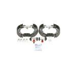 BOSCH Brake Shoe Set - Pre Assembled (0204114707) Fits: Ford