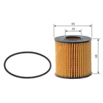 BOSCH Oil Filter Insert (F026407363)
