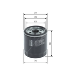 BOSCH Spin-on Oil Filter (F026407378)