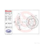 Brembo Xtra Line Solid Brake Disc - Drilled (08.A147.1X)