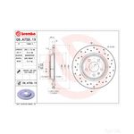 BREMBO XTRA Drilled Brake Discs 08.A759.1X