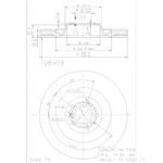 Brembo Prime Line UV Coated Vented Brake Disc (09.9915.11) Front Axle