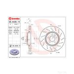 Brembo Xtra Line Vented Brake Disc - Drilled (09.A426.1X)