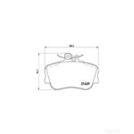 BREMBO Front Brake Pad Set (P06017)