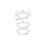 BREMBO Brake Pad Set (P23130)