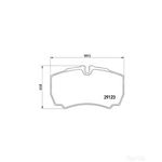 BREMBO Brake Pad Set (P24084)