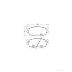BREMBO Front Brake Pad Set (P30026) Fits: HYUNDAI & KIA