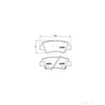 BREMBO Brake Pad Set (P30047)