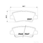 BREMBO Brake Pad Set (P30054)