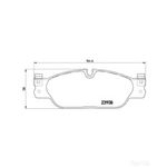 BREMBO Front Brake Pad Set (P36021) Fits: JAGUAR