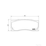BREMBO Brake Pad Set (P36023)