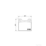BREMBO Rear Brake Pad Set (P50066) Fits: MERCEDES
