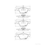 BREMBO Front Brake Pad Set (P50075)