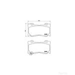 BREMBO Brake Pad Set (P56089)