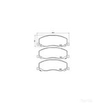 BREMBO Brake Pad Set (P59058)