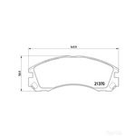 BREMBO Front Brake Pad Set (P61089)