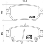 BREMBO Prime Line Brake Wear Indicator (A00510) Fits: Jaguar