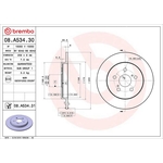 Brembo Prime Line UV Coated Solid Brake Disc (08.A534.31)