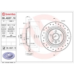 Brembo Xtra Line Solid Brake Disc - Drilled (08.A537.1X)