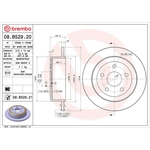 Brembo Prime Line UV Coated Solid Brake Disc (08.B529.21) Fits: Jeep