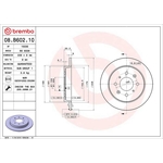 Brembo Prime Line Solid Brake Disc (08.B602.10) Fits: Honda