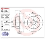 Brembo Prime Line UV Coated Solid Brake Disc (08.B605.11)