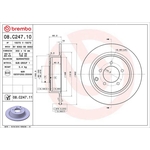 Brembo Prime Line UV Coated Solid Brake Disc (08.C247.11)