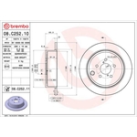 Brembo Prime Line UV Coated Solid Brake Disc (08.C252.11)