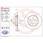 Brembo Prime Line Lightweight Solid Brake Disc (08.C983.23) Fits: Land Rover