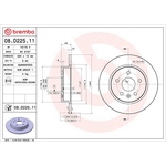 Brembo Prime Line UV Coated Solid Brake Disc (08.D225.11)