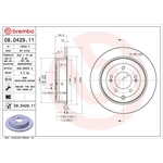 Brembo Prime Line UV Coated Solid Brake Disc (08.D429.11)