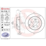 Brembo Prime Line UV Coated Solid Brake Disc (08.E139.11)