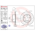 Brembo Xtra Line Vented Brake Disc - Drilled (09.9750.1X) Fits: BMW