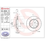 Brembo Prime Line UV Coated Vented Brake Disc (09.9928.11)