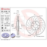 Brembo Xtra Line Vented Brake Disc - Drilled (09.A185.1X)