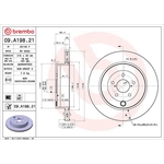 Brembo Prime Line UV Coated Vented Brake Disc (09.A198.21) Fits: Subaru