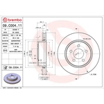 Brembo Prime Line UV Coated Vented Brake Disc (09.C004.11)