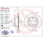 Brembo Xtra Line Vented Brake Disc - Drilled (09.C114.1X) Fits: BMW