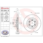 Brembo Prime Line Vented Brake Disc (09.C244.10)